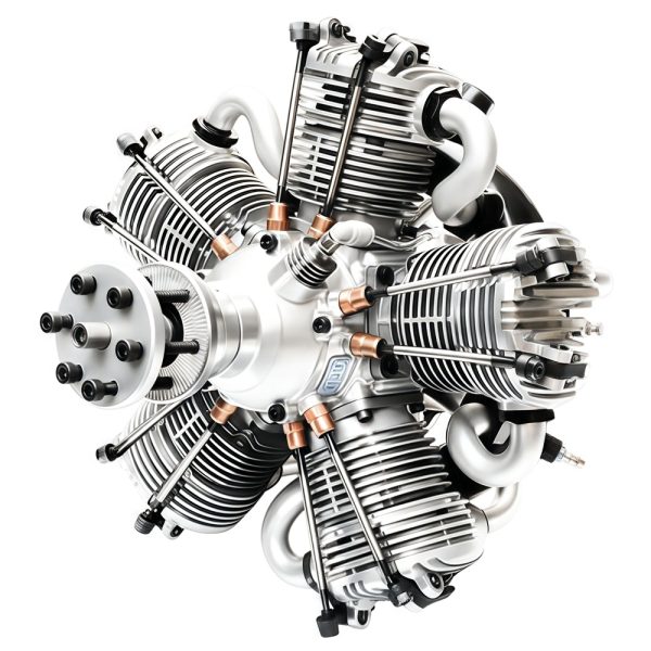Model aircraft drone engine GF150R5 four stroke 150cc gasoline five cylinder star engine